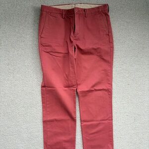 Men’s J Crew Nantucket Red Pants (34,32)